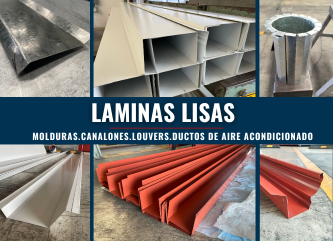 molduras, canalones, louvers , ductos para aire acondicionado